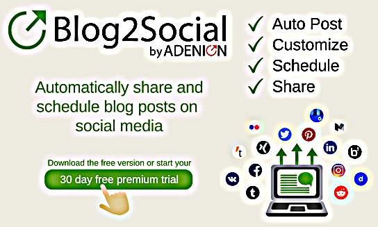 Blog2Social the Most Effective WordPress Plugin for Social Media