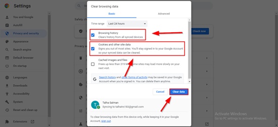 How To Fix the ERR TUNNEL CONNECTION FAILED Error step 9