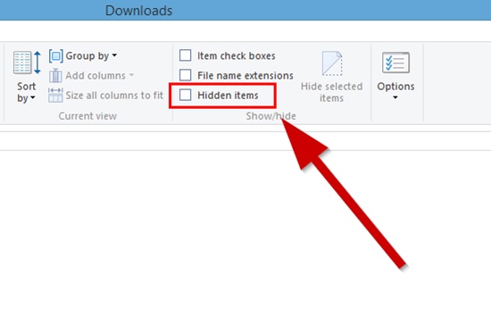 How to Show Hidden Files and Folders step 2