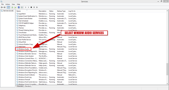 How to Solve the Audio Services Is Not Running Error Step 4