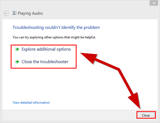 How to Solve the Audio Services Is Not Running Error Step 9