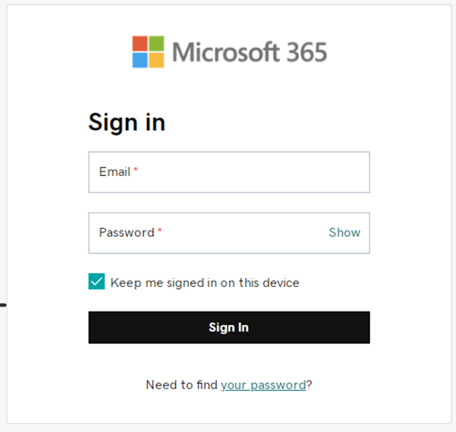 How to login godaddy using microsoft 365