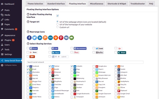 Sassy Social Share the Most Effective WordPress Plugin for Social Media