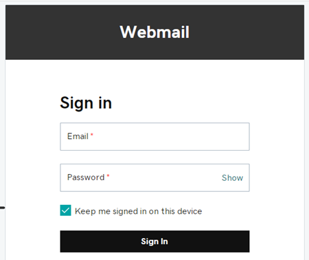 how to create godaddy webmail login step 4