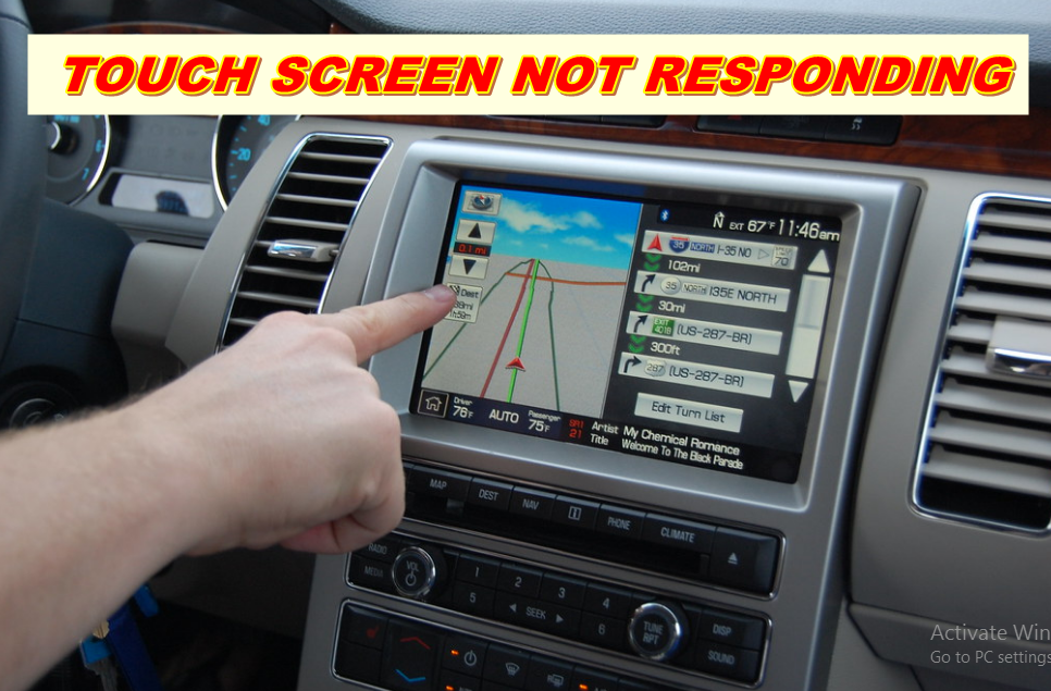 why is my ford touch screen not responding error