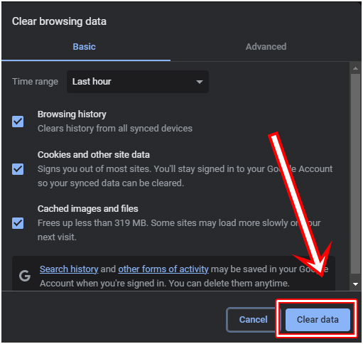 How To Fix Chrome error chromewebdata step 4