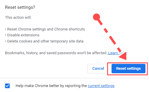 How To Fix Err QUIC Protocol Error Chrome step 6