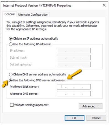 How to Fix Dns Probe Started Error step 4