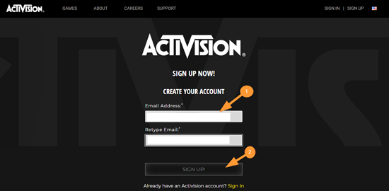 how to fix error connecting to the activision account step 7